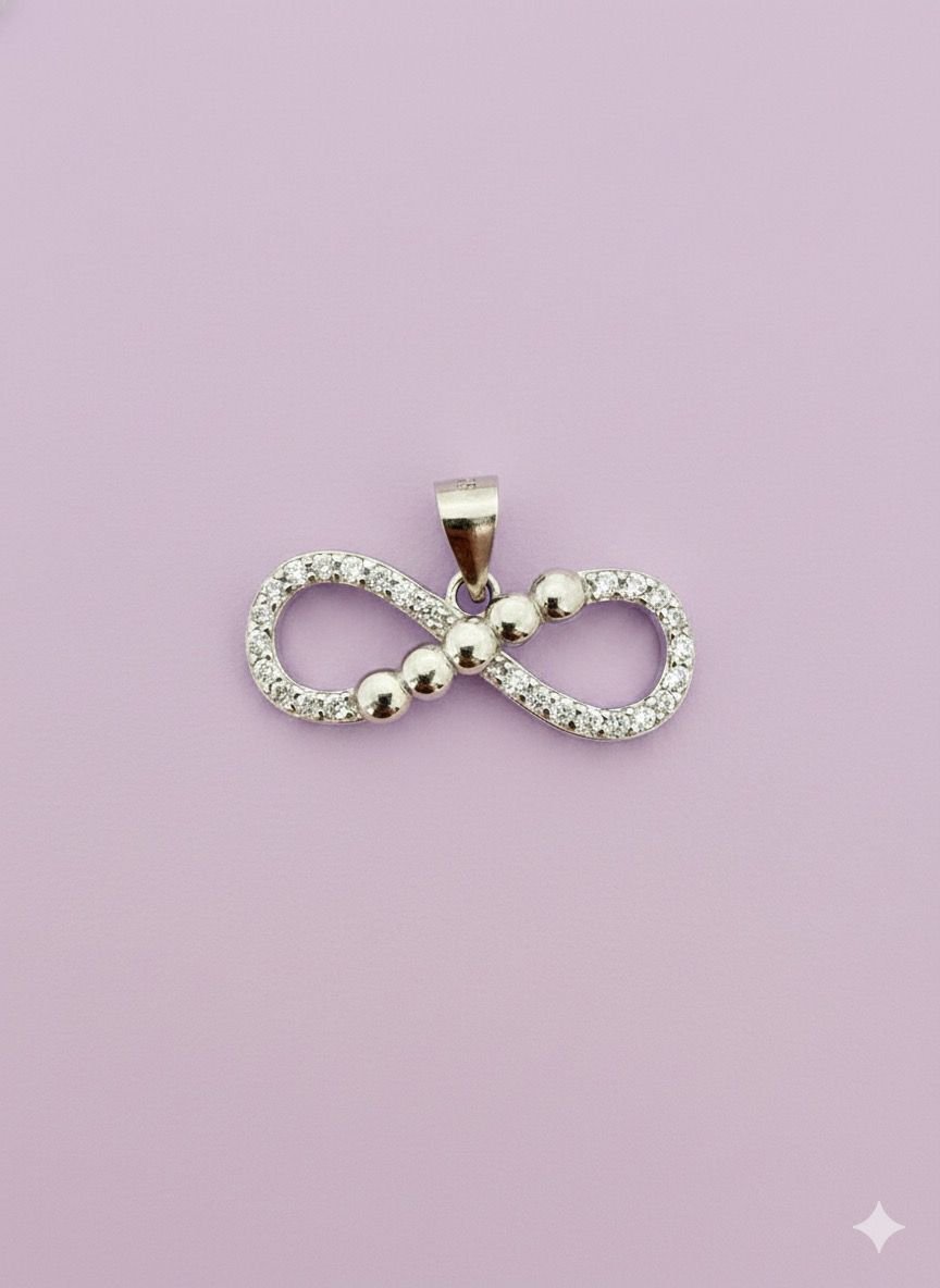 92.5 Silver stunning Infinity Pendant 